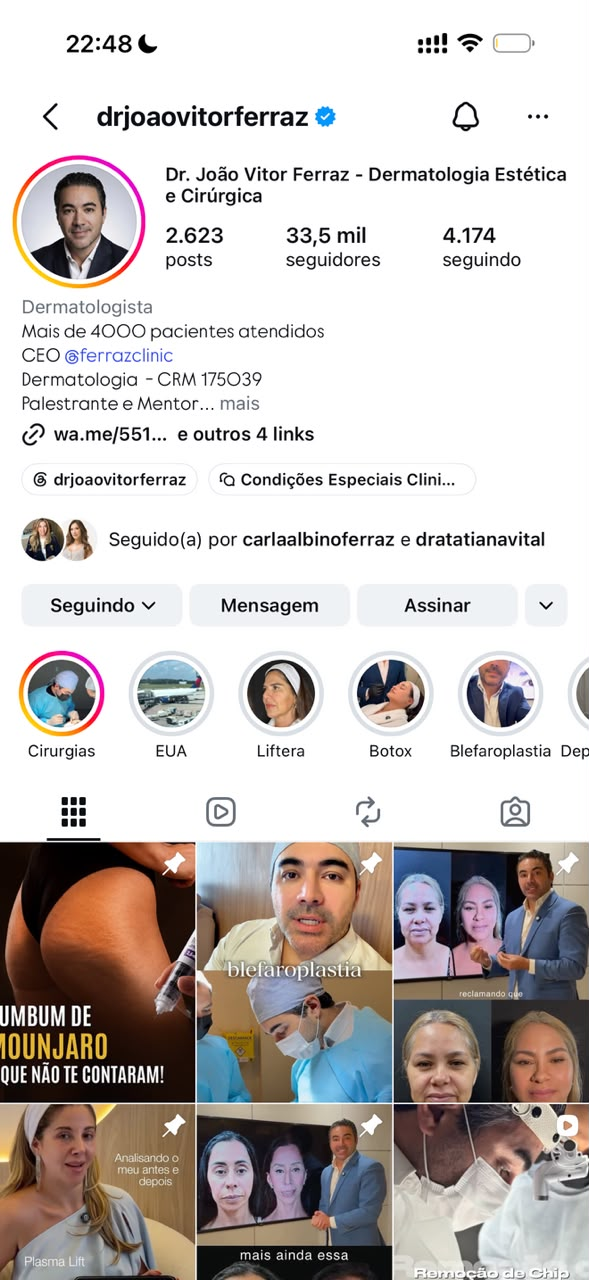 Perfil de Dr. João Vitor Ferraz