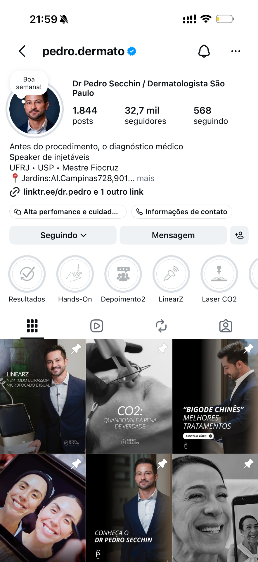 Perfil de Dr. Pedro Secchin