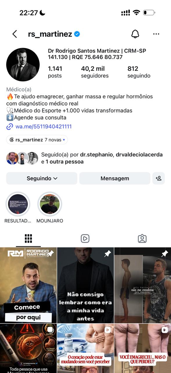 Perfil de Dr. Rodrigo Santos Martinez