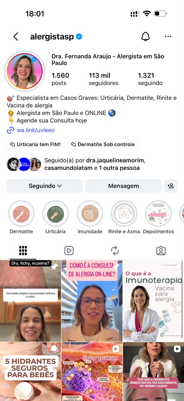 Perfil de Dra. Fernanda Araujo